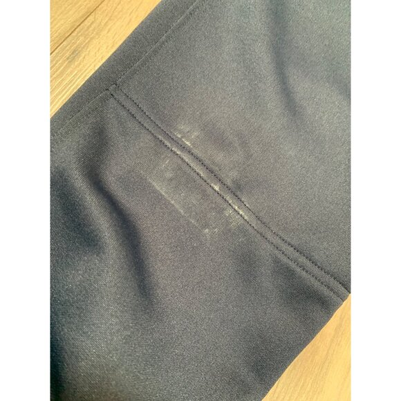 Mizuno Softball Women’s Large Navy Double Knit Elastic Bottom Pants - Picture 2 of 6